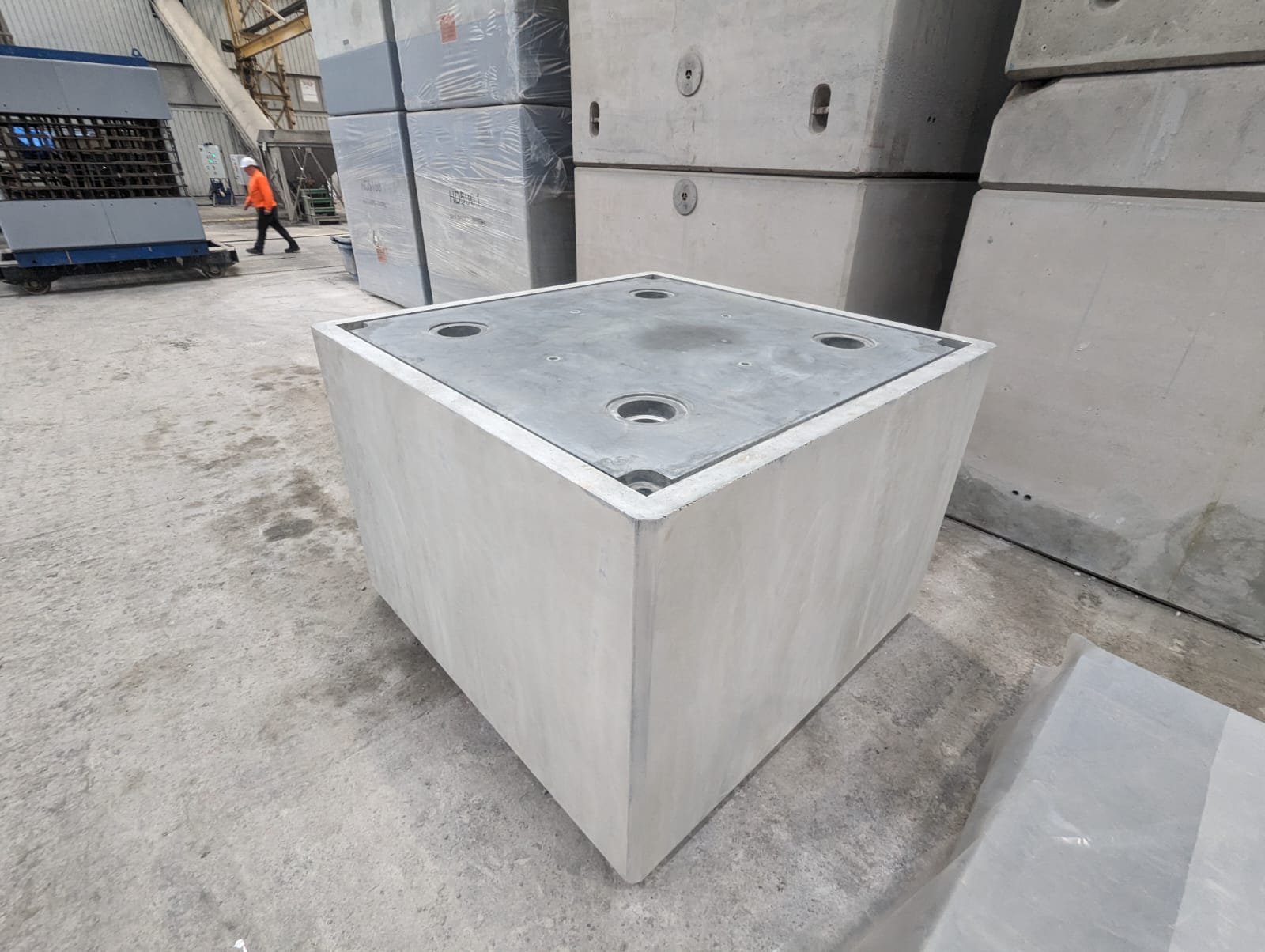 shielded waste container